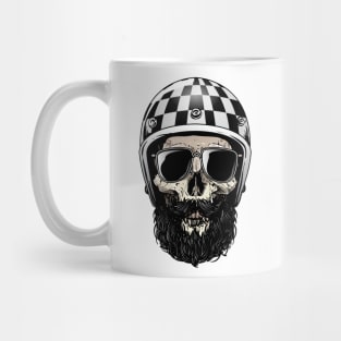 Skull Biker T-Shirt Mug